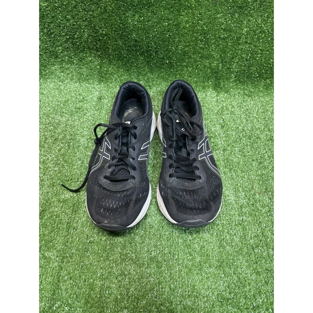Asics Gel Excite 6 Womens Size 8.5 W Black White Athletic Running Shoes Sneakers